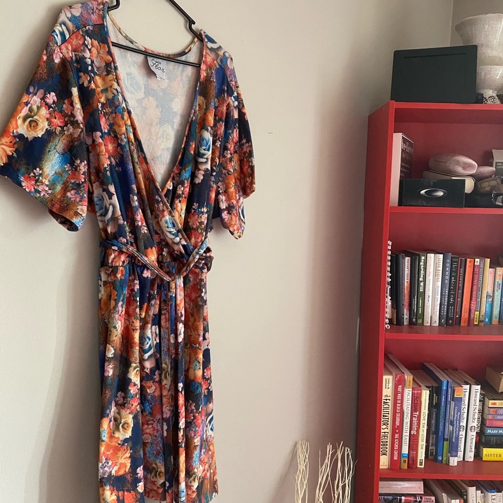 Floral Wrap Dress